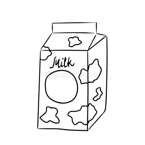 Milk Carton Box Packet with Cow Spots Isolated on White. Fresh Dairy Products Concept Stock ...