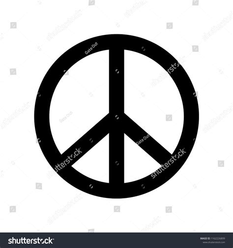 115.296 Peace Logo Images, Stock Photos & Vectors | Shutterstock