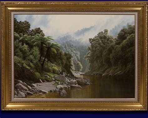 Tauranga River, Matahi Valley, Te Urewera, NZ | Landscape paintings, Painting, Nz art