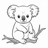Premium Photo  Cute koala cartoon coloring Page sketch template