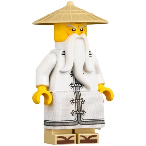 LEGO Sensei Wu with White Robe and Sandals Minifigure | Brick Owl ...