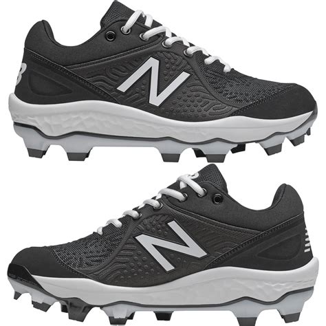 New Balance Molded Baseball Cleats 3000v5 Low Men's Baseball Cleat Black/White