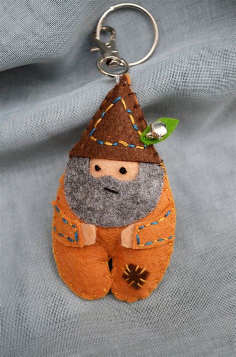 Keyring Gnome | Etsy