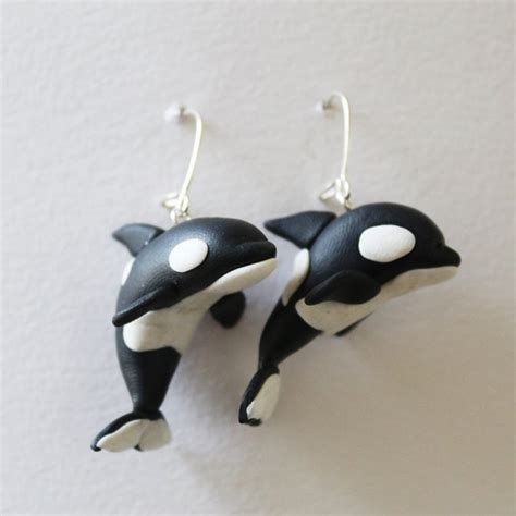 Polymer clay animals earrings