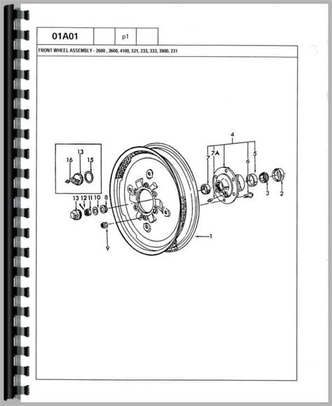 Ford 3600 Tractor Parts Manual