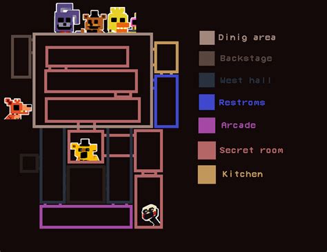 Freddy Fazbear Pizza Map Idea R Fnaf Au Art | The Best Porn Website