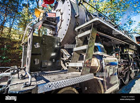 great smoky mountains train ride in bryson city nc Stock Photo - Alamy