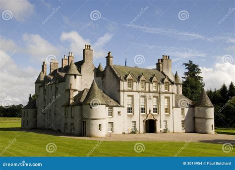 Leith Hall Castle stock photo. Image of slate, stately - 3019954