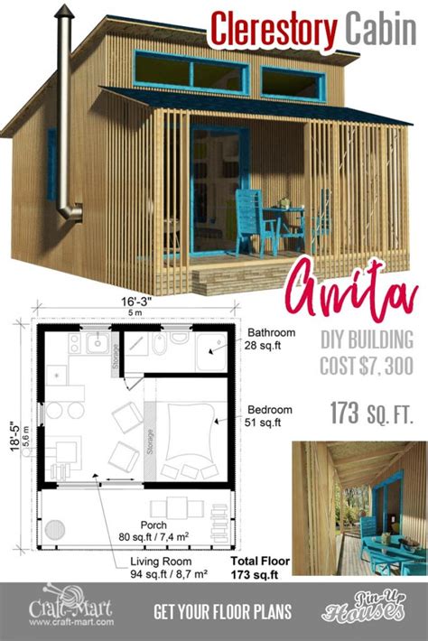 9 Plans of tiny houses with lofts for fun weekend projects - Craft-Mart