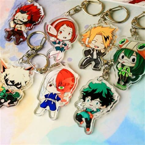 My Hero Academia Character Keychains 7 Variations