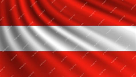 Premium Vector | Flag of Austria background template.