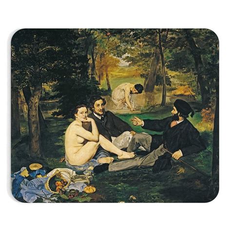 Luncheon on the Grass by Édouard Manet Mousepad Famous | Etsy