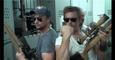 Sean Patrick Flanery, Seth and Norman Reedus. Visit on Boondock Saints II set - Sean Patrick ...