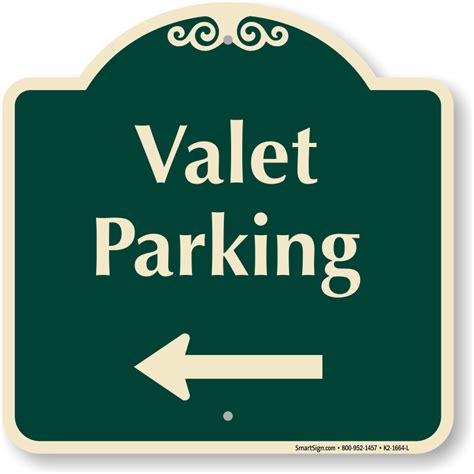 Valet Parking Signs - Top Selling Parking Signs