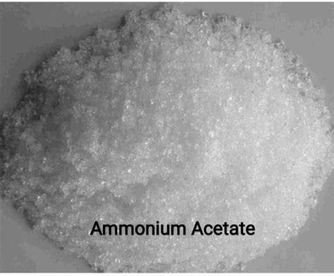 Ammonium Acetate Crystals at best price in Ankleshwar by Geeta Chemicals | ID: 24679367688