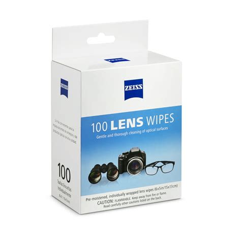 Zeiss Lens Wipes - 100 Pre-Moistened Eyeglass Cleaning Wipes - Walmart ...