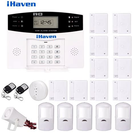 Metal Remote Control Voice Prompt Wireless door sensor Home Security ...