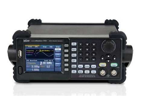 Dual-channel waveform generators include large display, rich feature ...