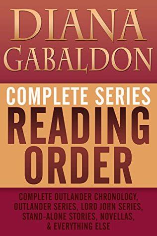 Diana Gabaldon Complete Series Reading Order by Reader's Friend