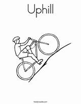 Uphill Coloring Page  Pages Transportation Theme Preschool sketch template