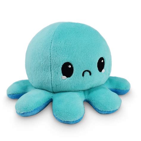 Buy TeeTurtle - The Original Reversible Octopus Plushie - Happy Blue ...