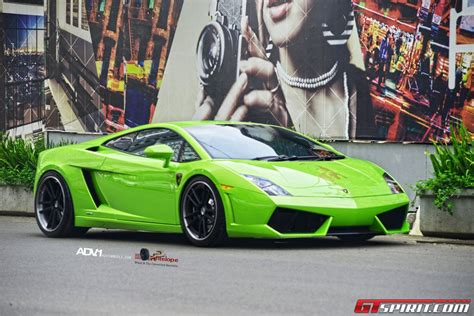 New Car Spirit: Green Lamborghini Gallardo LP560-4 with ADV5.2TS Wheels