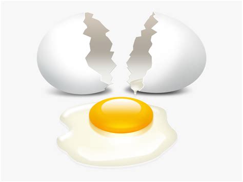 Cracked Egg Vector - Transparent Cracked Egg Clip Art, HD Png Download ...