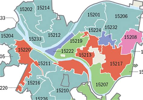 Pittsburgh Zip Code Map – Map Of The World