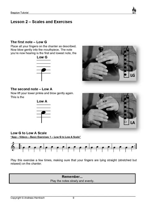 Bagpipe Tutorial Book | Learn to Play the Highland Bagpipe