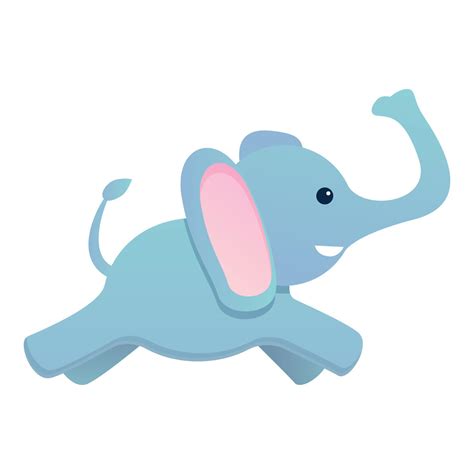 Running elephant icon, cartoon style 14222827 Vector Art at Vecteezy