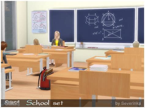 The Sims Resource - School set