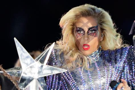 Lady Gaga at Super Bowl halftime show 2017 - Lady Gaga takes stage at Super Bowl halftime show ...