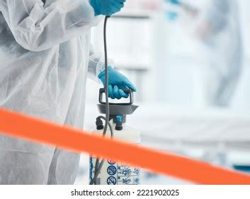 Cleaning Disinfection Person Hazmat Suit Lab Stock Photo 2221902025 | Shutterstock