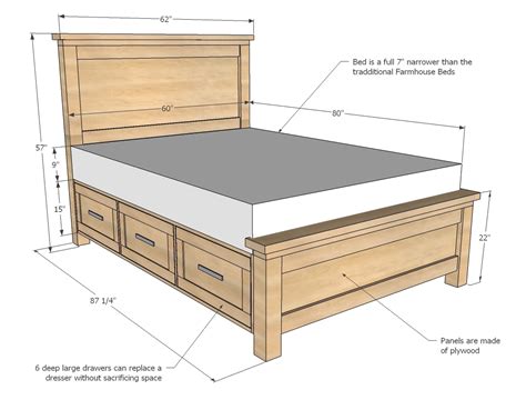 Platform Bed With Drawers Plans Free PDF Woodworking