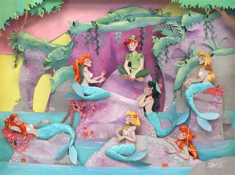 Peter Pan Mermaid Lagoon Print - Etsy