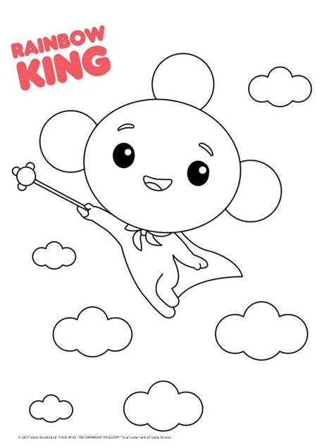 Kids-n-fun.com | Coloring page True and the Rainbow Kingdom rainbow king