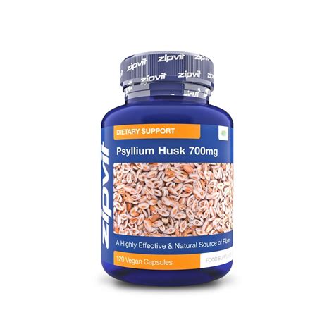 Psyllium Husk Capsules. 700mg Psyllium Husk Powder Per Capsule, 120 Vegan Capsules. Psyllium ...