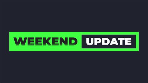 Weekend Update - YouTube