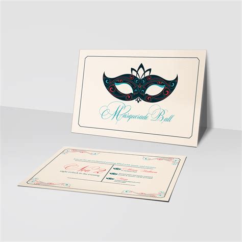 Masquerade Ball — Invitation Design on Behance