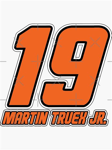 "Martin Truex Jr 19 Nascar Champion 2017 number car" Sticker by ...