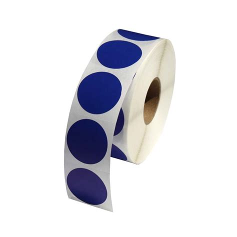 Buy LabelValue.com | Dark Blue Round Color Coding Inventory Labeling Dot Labels / Stickers - 1 ...