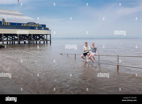 Burnham on sea, beach Stock Photo - Alamy