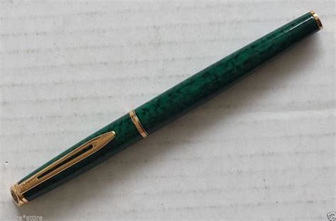 WATERMAN Hemisphere Rollerball Green with gold trim pen with Rollerball Refill | Pen, Parker pen ...