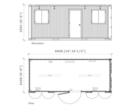 20ft Shipping Container Offices - Container Sales