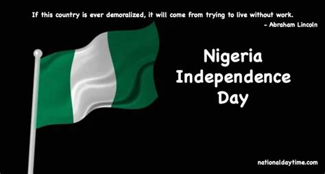 Best Inspirational Happy Nigerian Independence Day Quotes 2022 - National Day Time