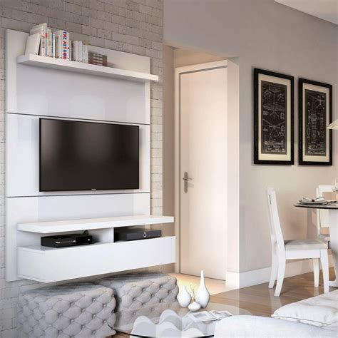 Manhattan Comfort City White Gloss Entertainment Center-25052 - The ...