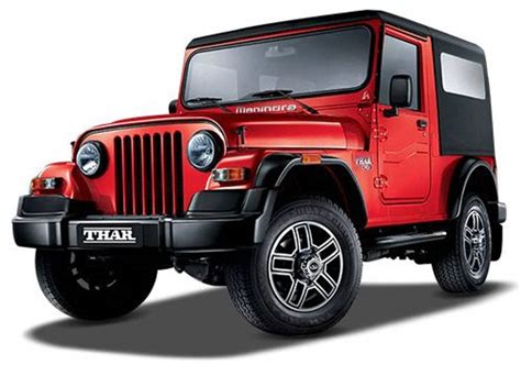 Mahindra Thar 2010-2015 Red Rage Colour - Red Rage Thar 2010-2015 Price