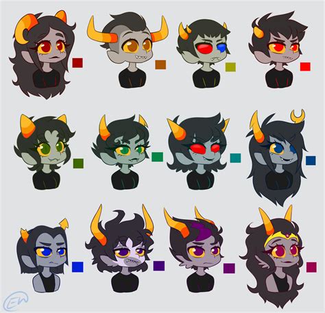 Homestuck Trolls Ref by erkythehero23 on DeviantArt