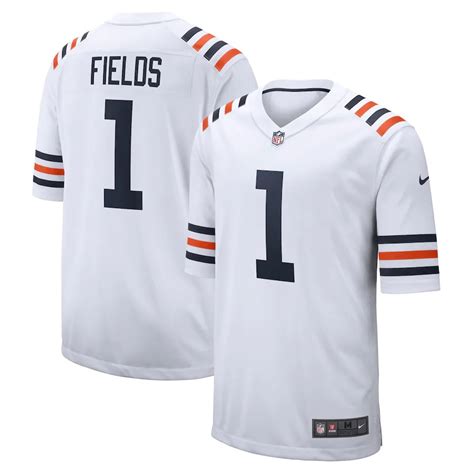 Justin Fields Jersey, Hoodie - Orange, Navy, White Alternate S-2X 3X 4X