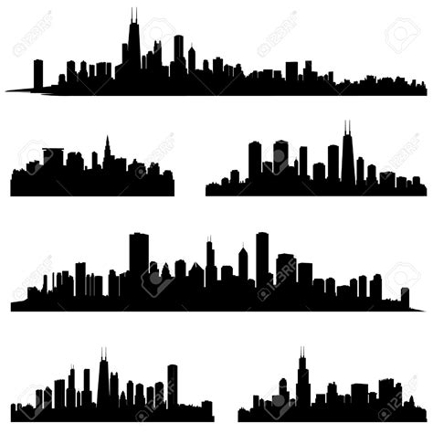 Gotham City Silhouette at GetDrawings | Free download